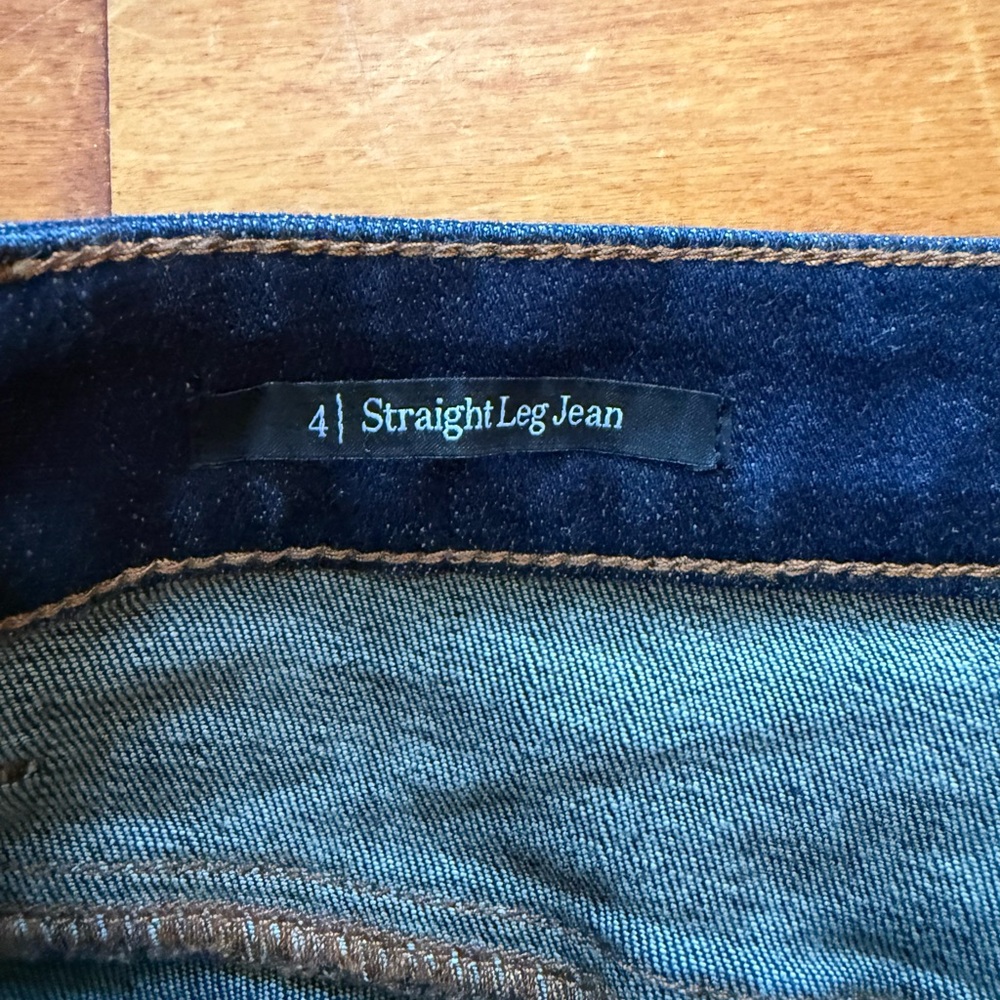 Talbots Dark Blue Straight Leg Jeans - Picture 2 of 6